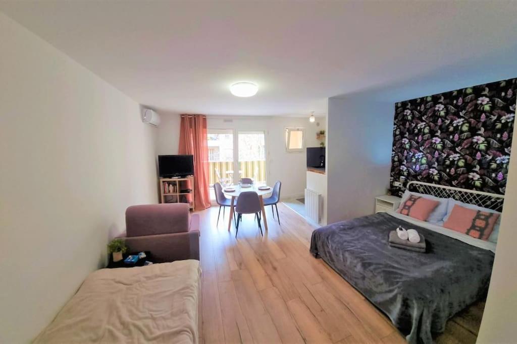 Ferienwohnung Studio Nice, Avenue Des Fleurs, Climatise Exterior foto